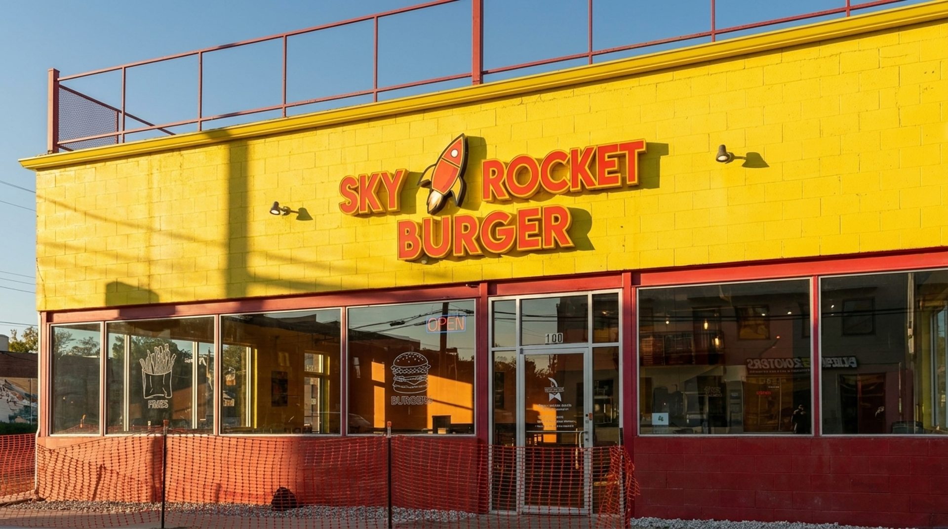 Welcome to Sky Rocket Burger - Dallas