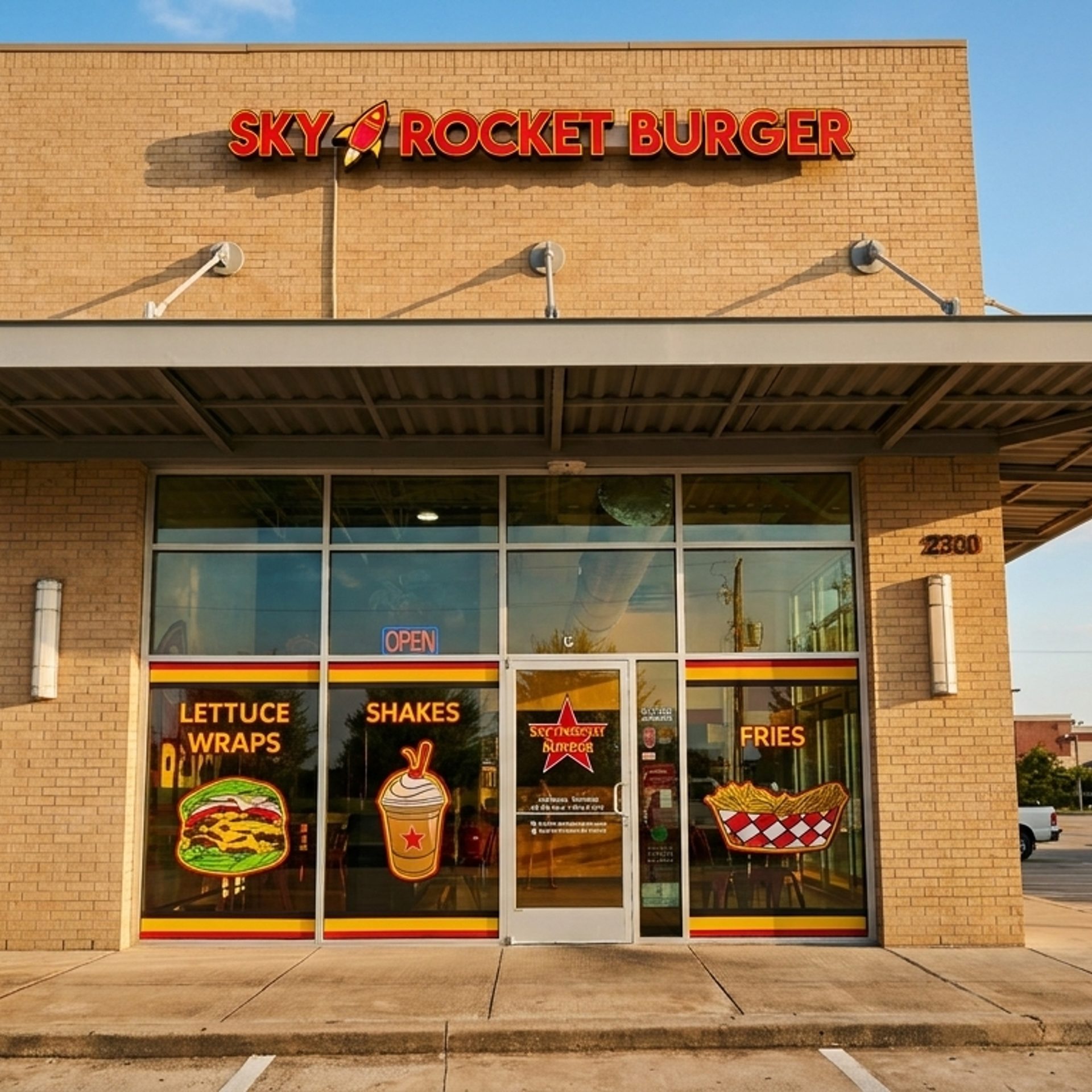 Welcome to Sky Rocket Burger - Plano