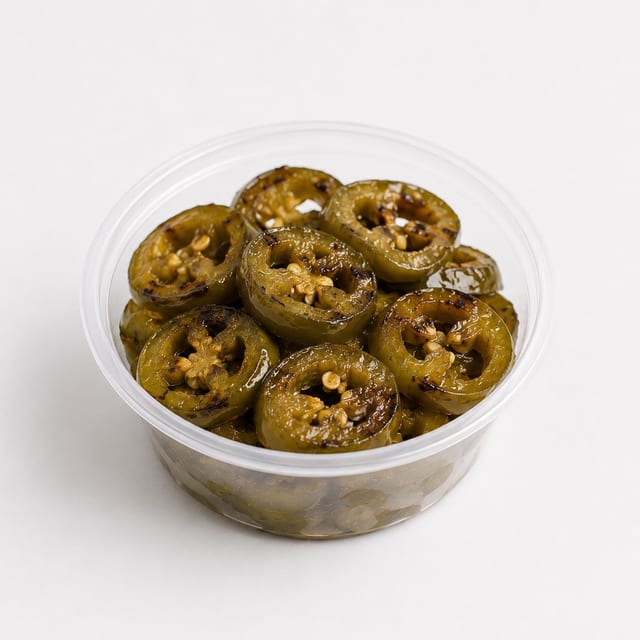 Side Grilled Jalapenos.