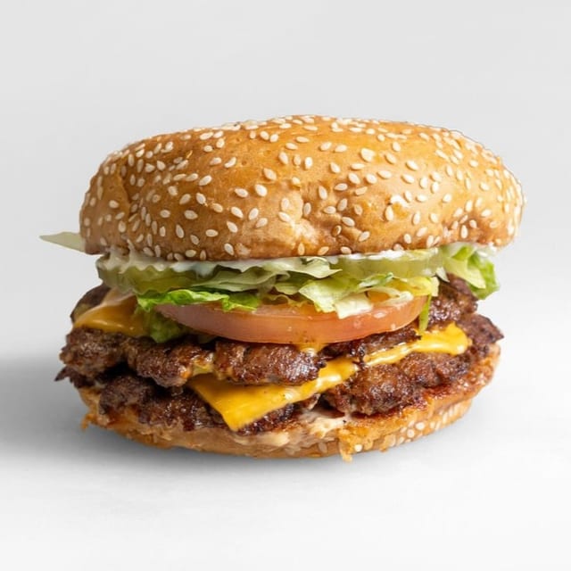 Double W/ Cheese Burger.