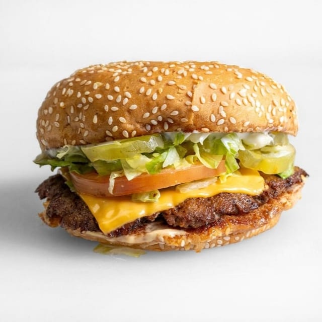 Single W/Cheese Burger.